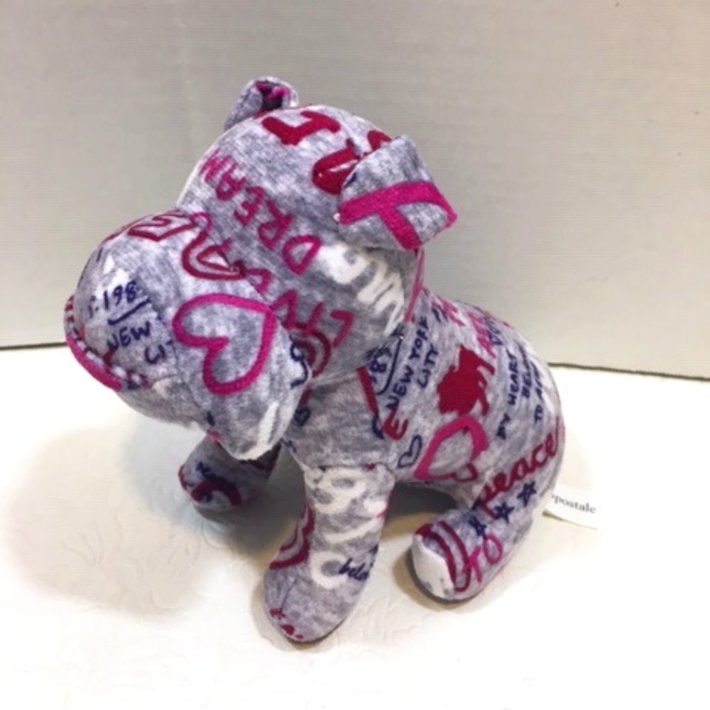 AEROPOSTALE Miniature Plush Dog 5.5"x6"
